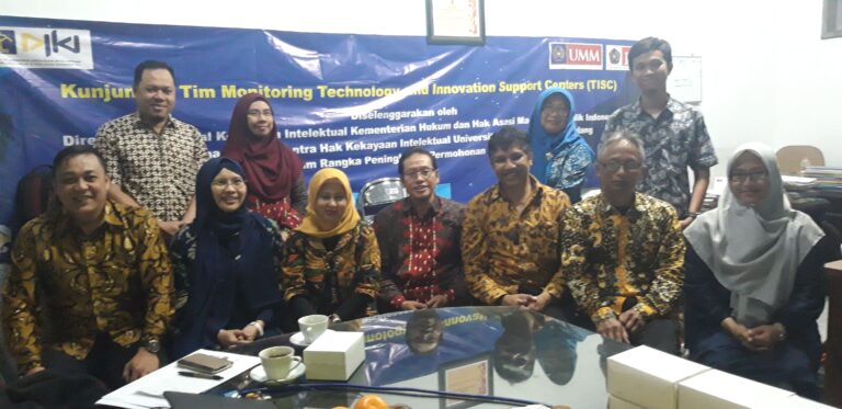 Sentra HKI UMM Terima Kunjungan Monitoring TISC dari DJKI Terkait Penguatan Permohonan Paten