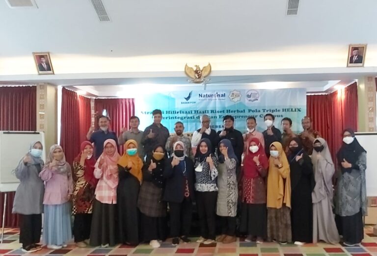 Sentra HKI UMM Hadiri Pelatihan Strategi Komersialisasi Hasil Riset Herbal Berbasis Triple Helix di Yogyakarta