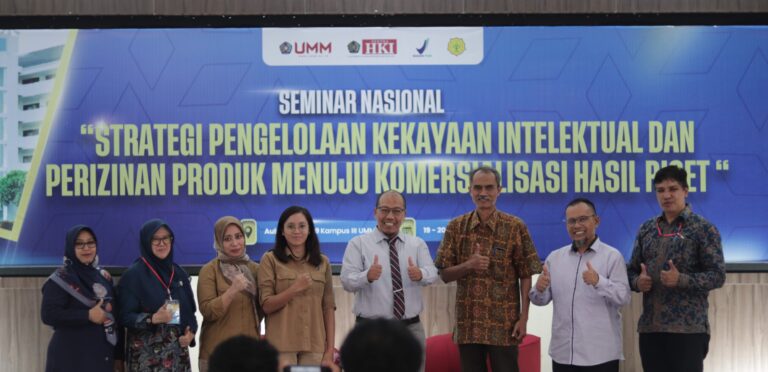 UMM Gelar Seminar Nasional dan Lokakarya Penyusunan Pedoman Pengelolaan HKI: Dorong Komersialisasi Inovasi Kampus