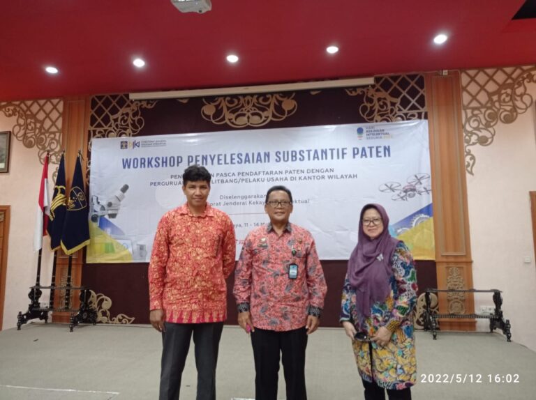 Sentra HKI UMM Hadiri Workshop Penyelesaian Substantif Paten dan Pengelolaan Pasca Pendaftaran Paten
