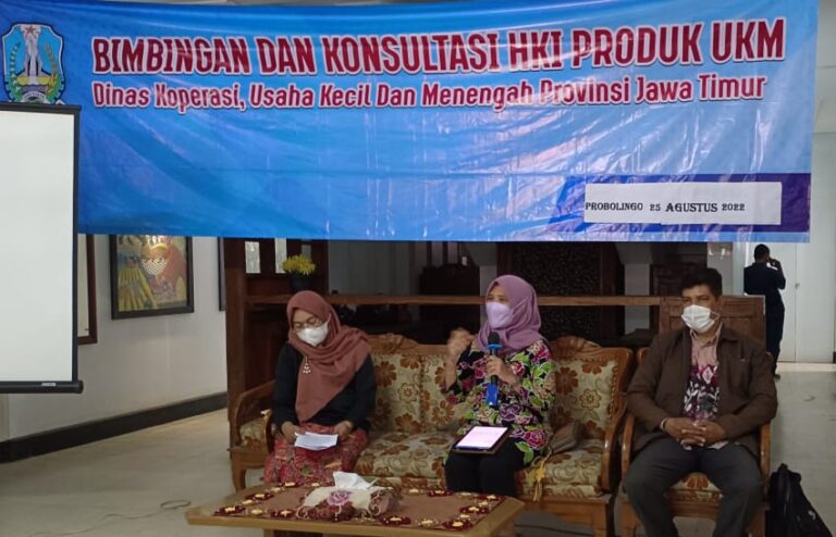 Sentra HKI UMM Kembali Diundang Sebagai Narasumber Bimbingan dan Konsultasi HKI Produk UKM di Probolinggo